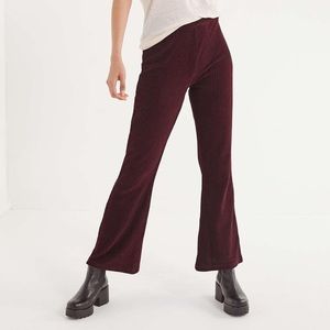 Urban Outfitters Cassidy Velvet Kick Flare Pant